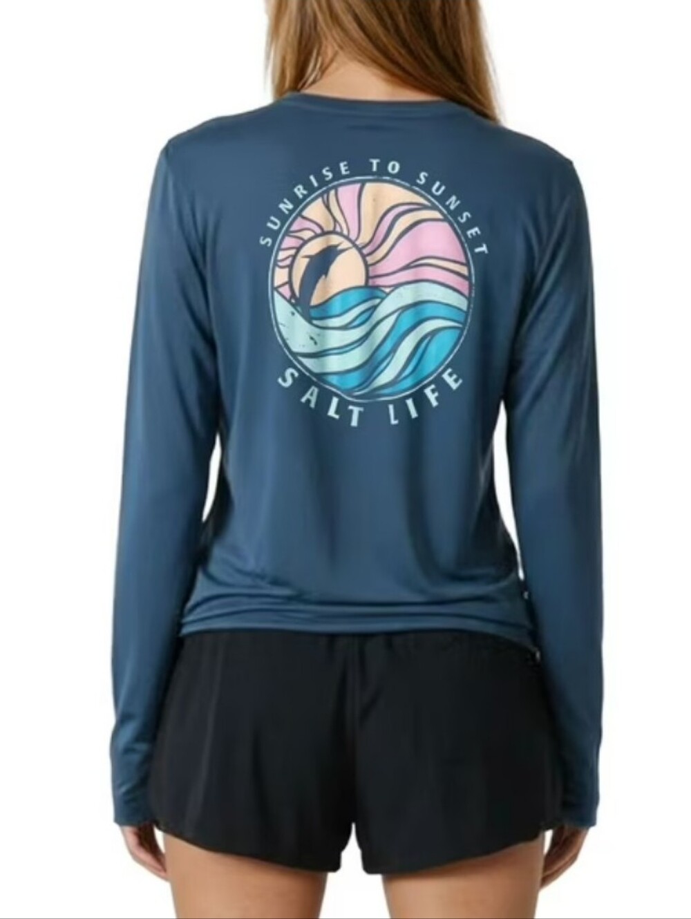 NWOT Salt Life Women's Long Sleeve UV Tee, Size LARGE